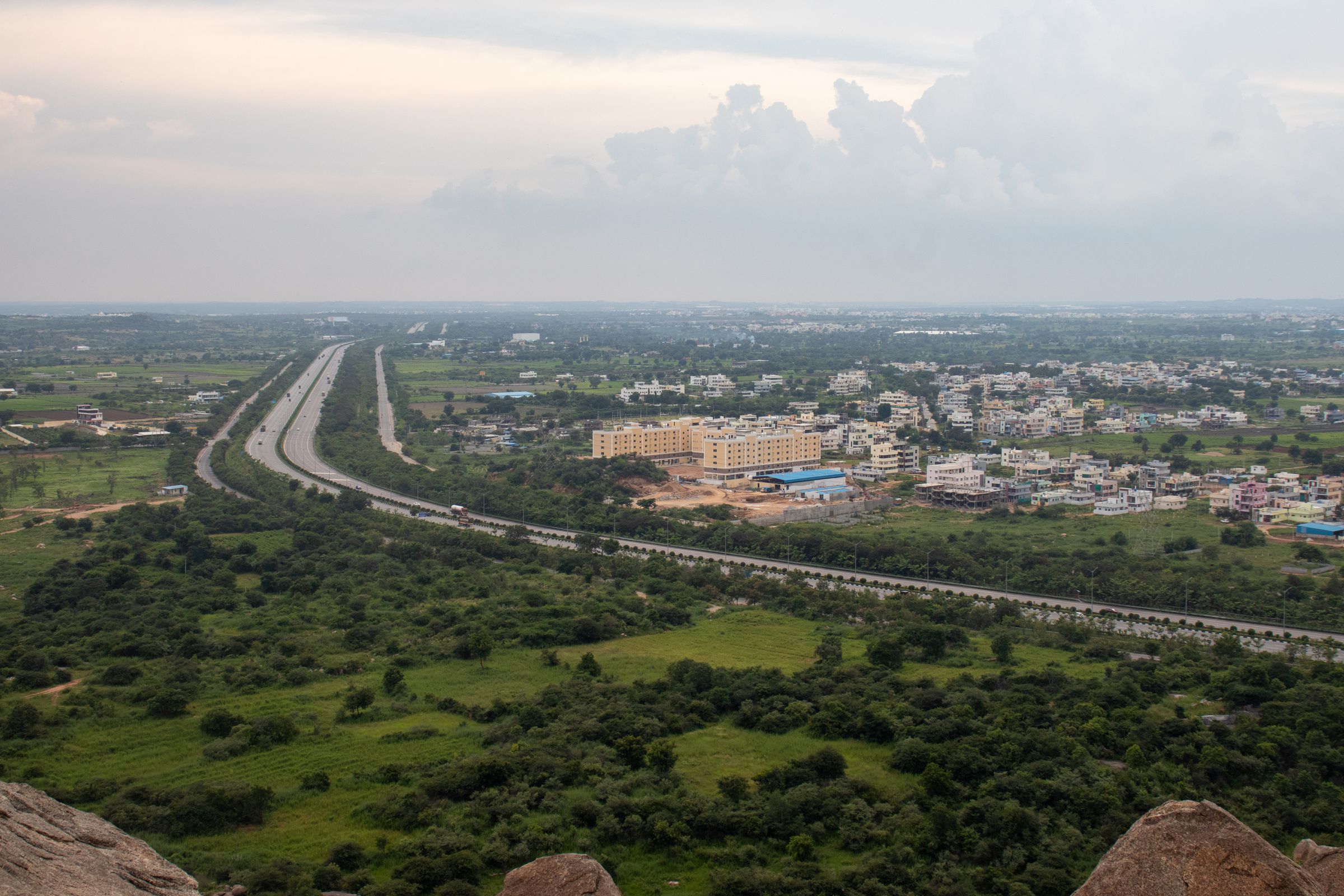 An Indian highway connecting growing communities